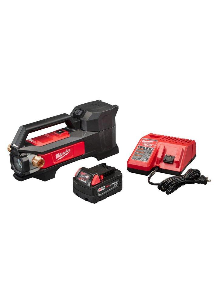 Milwaukee&reg; Red Battery Transfer Pump 