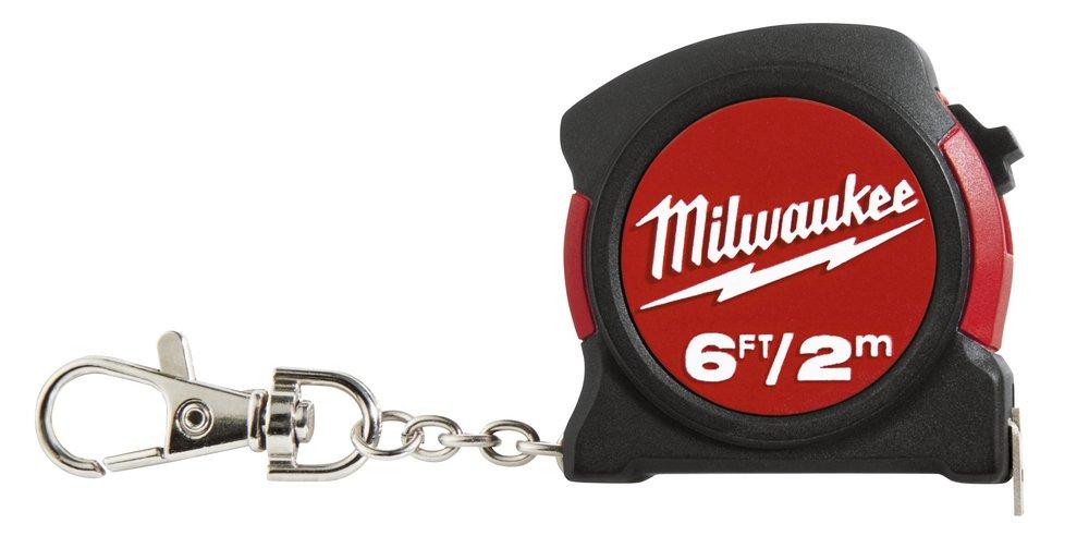 Milwaukee&reg; Red Keychain Tape Measure 