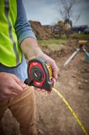 Milwaukee&reg; Silver Steel and Plastic Closed Reel Long Tape 