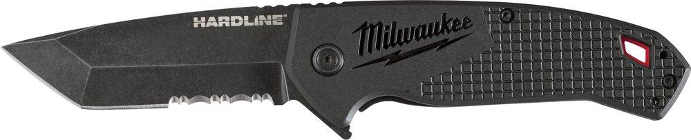 Milwaukee&reg; Black Oxide 43/100 in. Serrated Blade Pocket Knife 