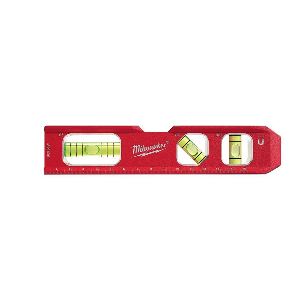 Empire Level Red METRIC COMPACT BILLET TORPEDO LEVEL 