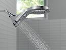 Delta Faucet Chrome Multi Function Full Body, Full Spray w/ Massage, Massaging, Pause and Shampoo Rinsing Showerhead 