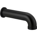 Brizo Matte Black 1/2 x 8-7/16 in. IPS Brass Tub Spout 