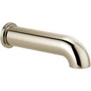 Brizo Polished Nickel 1/2 x 2-5/16 x 8-1/2 in. IPS Brass Tub Spout 