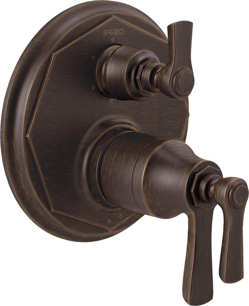 Brizo Venetian Bronze Three Handle Bathtub & Shower Faucet (Trim Only) 