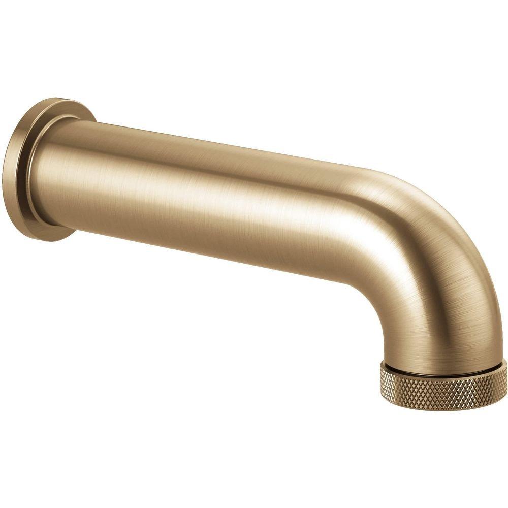 Brizo Luxe Gold 7-9/16 in. Tub Spout 