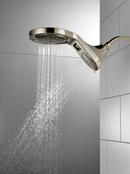 Delta Faucet Brilliance Polished Nickel Multi Function Full Body, Full Spray w/ Massage, Massaging, Pause and Shampoo Rinsing Showerhead 