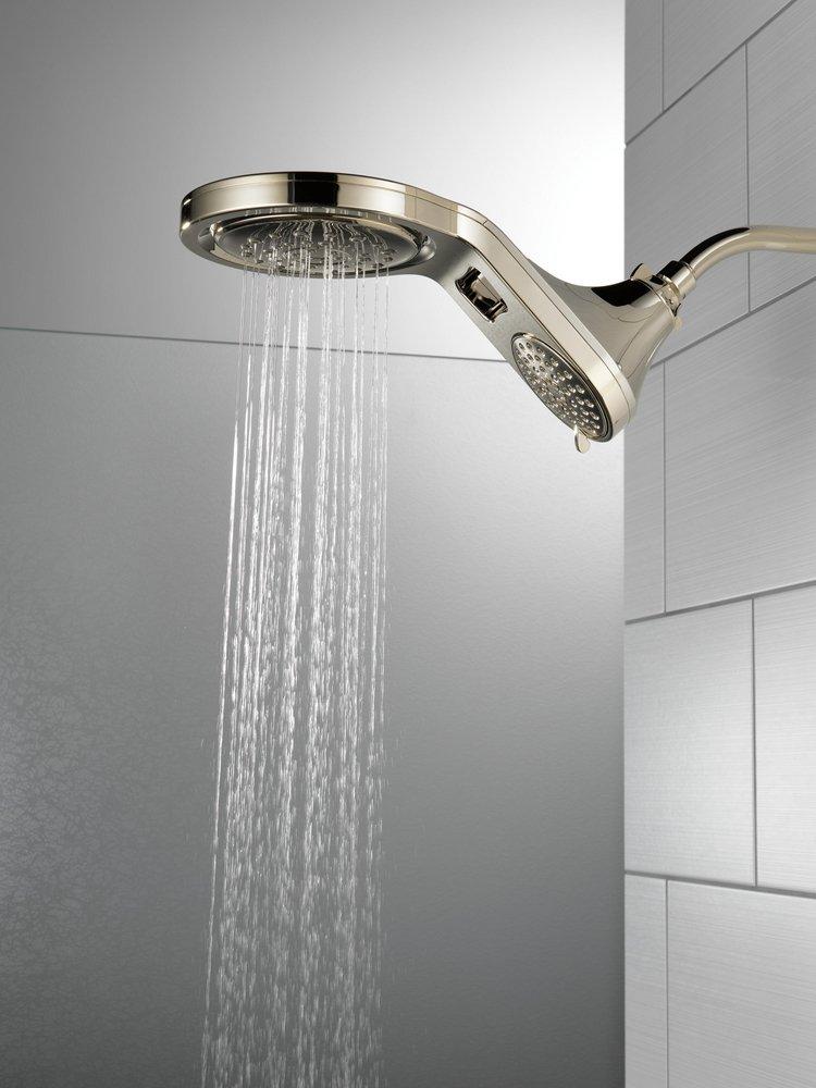 Delta Faucet Brilliance Polished Nickel Multi Function Hand Shower 