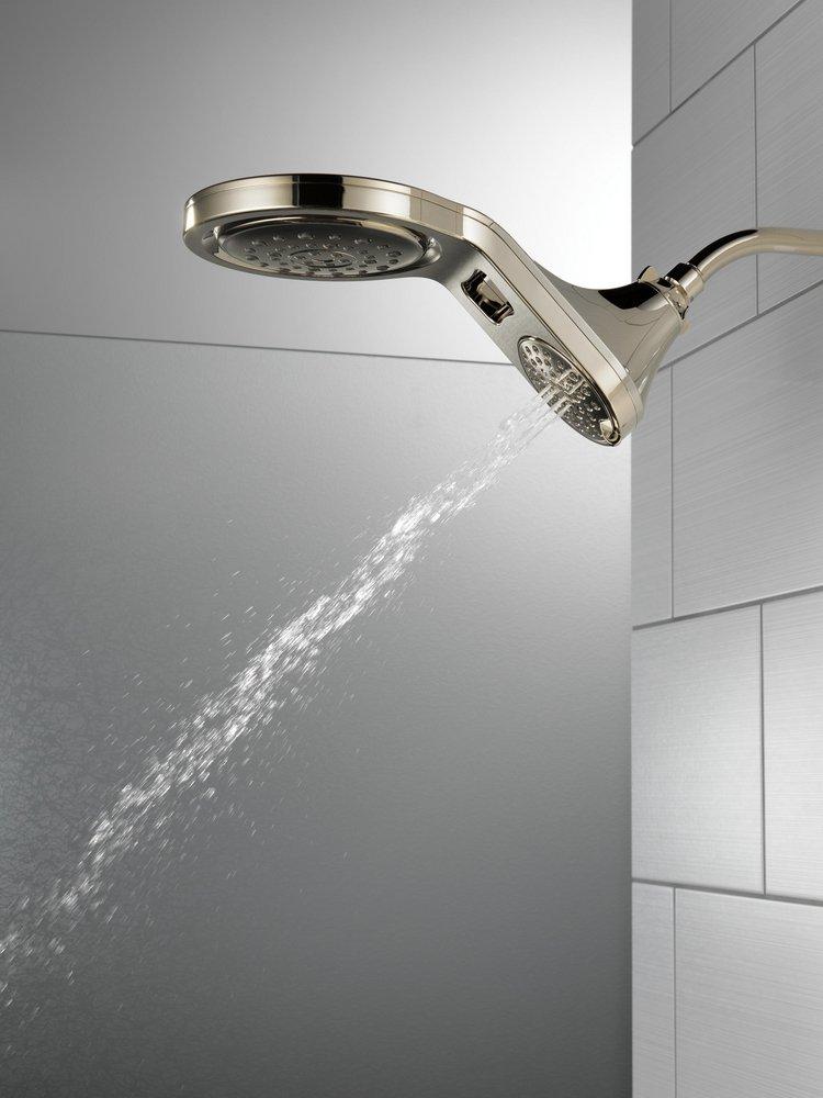 Delta Faucet Brilliance Polished Nickel Multi Function Hand Shower 