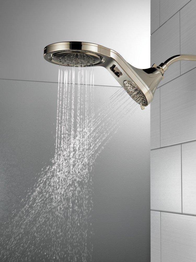 Delta Faucet Brilliance Polished Nickel Multi Function Hand Shower 
