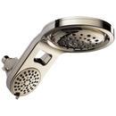 Delta Faucet Brilliance&reg; Polished Nickel Multi Function Full Body, Full Spray w/ Massage, Massaging, Pause and Shampoo Rinsing Showerhead 