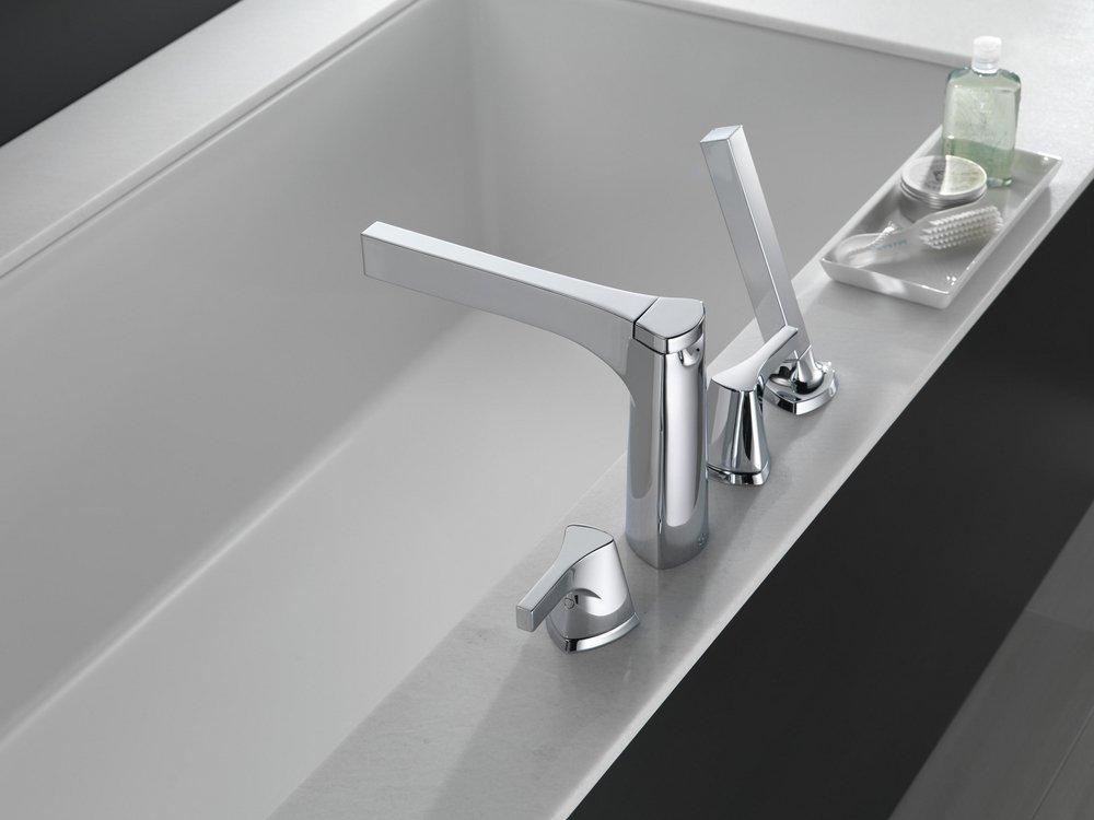 Delta Faucet Chrome Two Handle Roman Tub Faucet Trim Only 