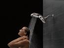 Delta Faucet Brilliance Stainless Multi Function Full Body, Full Spray w/ Massage, Massaging, Pause and Shampoo Rinsing Showerhead 