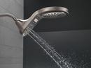 Delta Faucet Brilliance Stainless Multi Function Full Body, Full Spray w/ Massage, Massaging, Pause and Shampoo Rinsing Showerhead 
