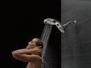 Delta Faucet Brilliance Stainless Multi Function Full Body, Full Spray w/ Massage, Massaging, Pause and Shampoo Rinsing Showerhead 
