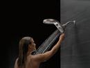 Delta Faucet Brilliance Stainless Multi Function Full Body, Full Spray w/ Massage, Massaging, Pause and Shampoo Rinsing Showerhead 