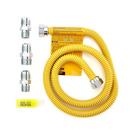 5/8 x 1/2 in. MIP 48 in. Gas Appliance Connector in Yellow