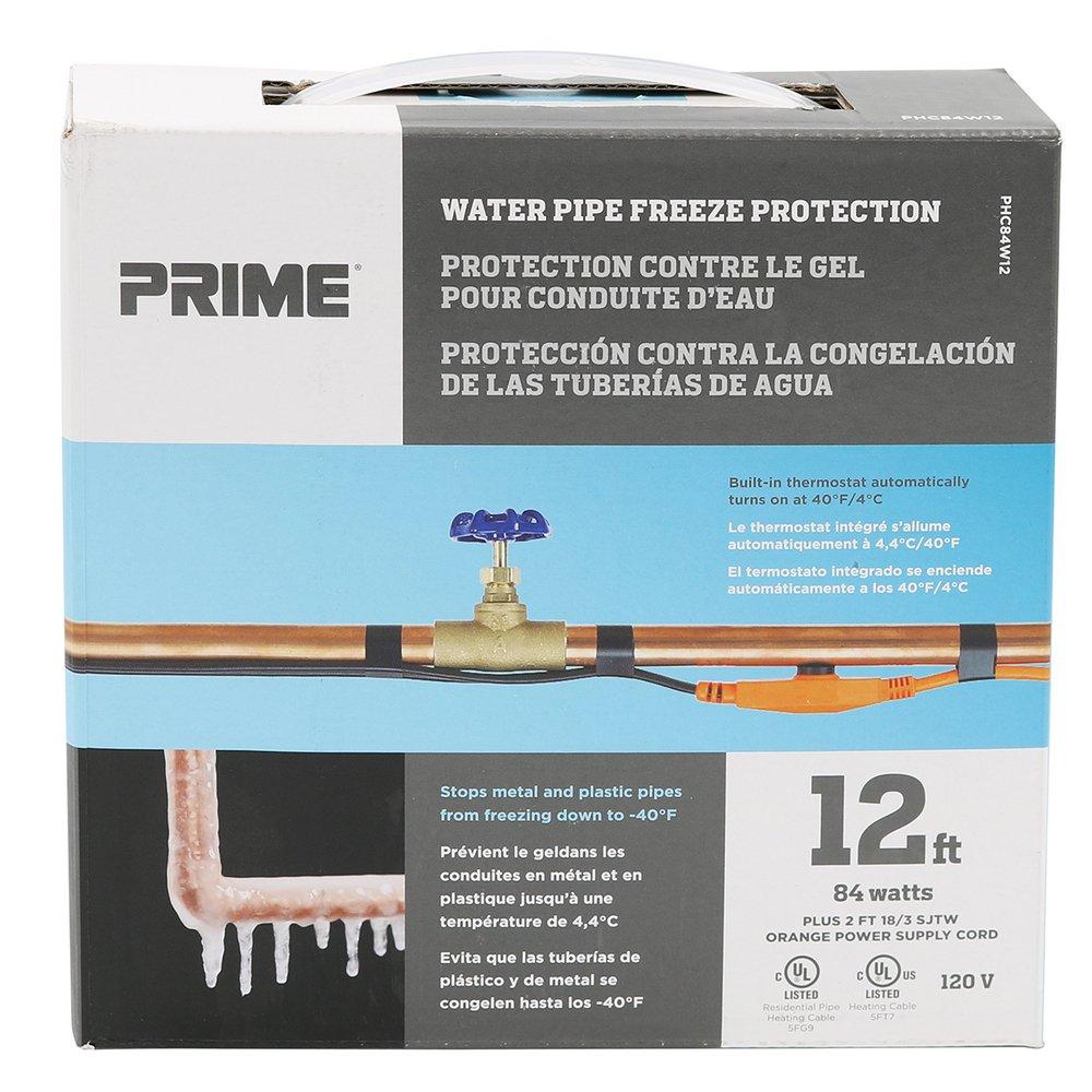 PRIME&reg; Black Water Pipe Heating Cable 