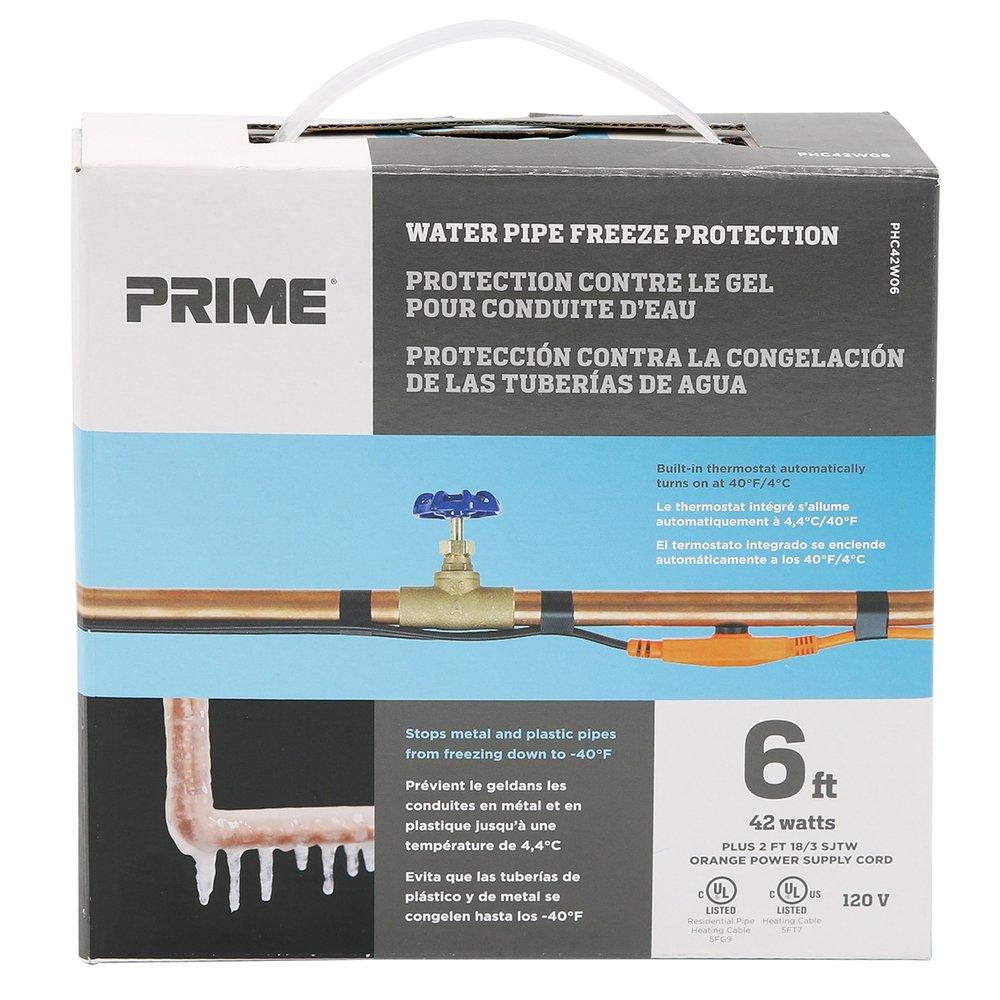 PRIME&reg; Black Water Pipe Heating Cable 