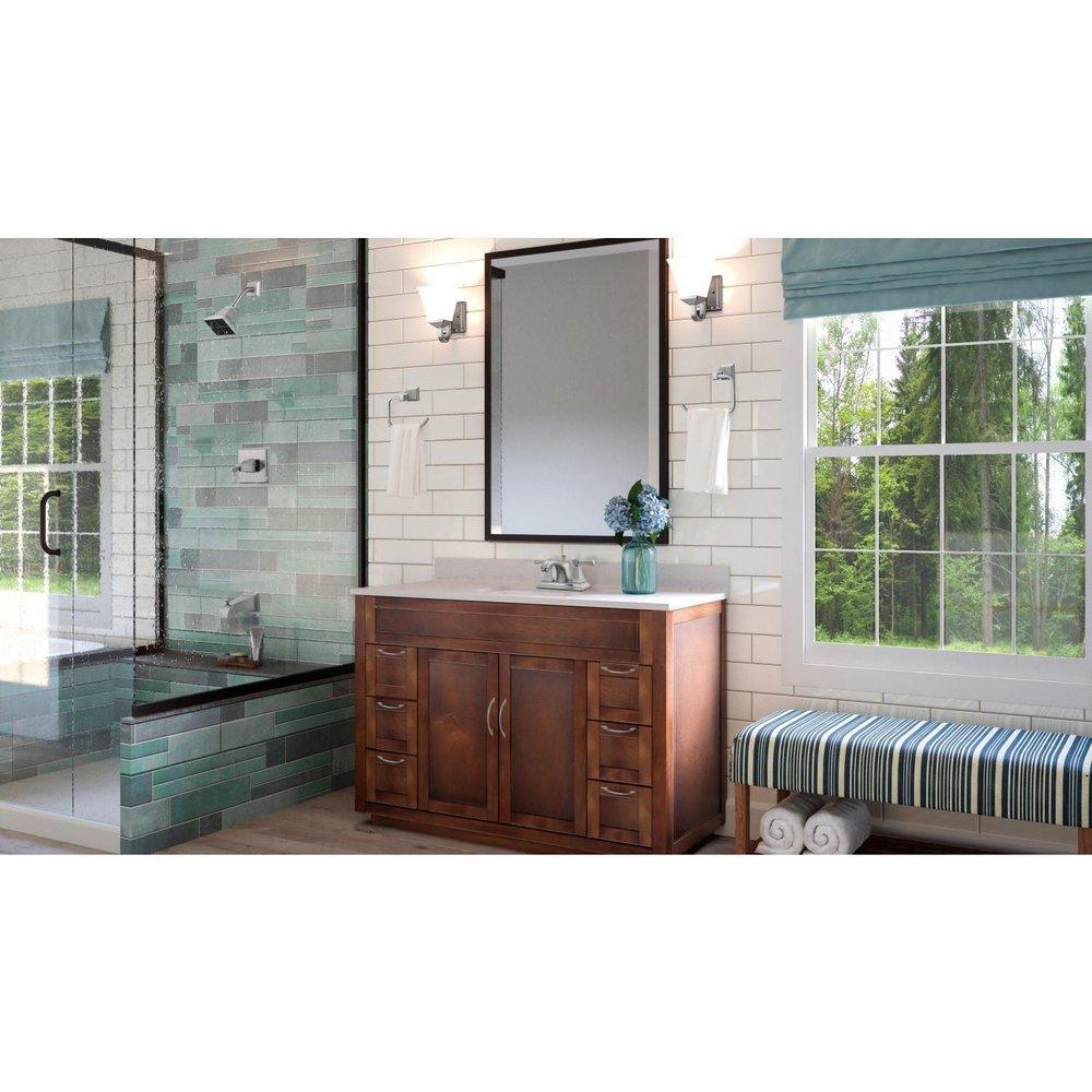 Design House Satin Nickel 3 in. Center Pull 5 Pack 