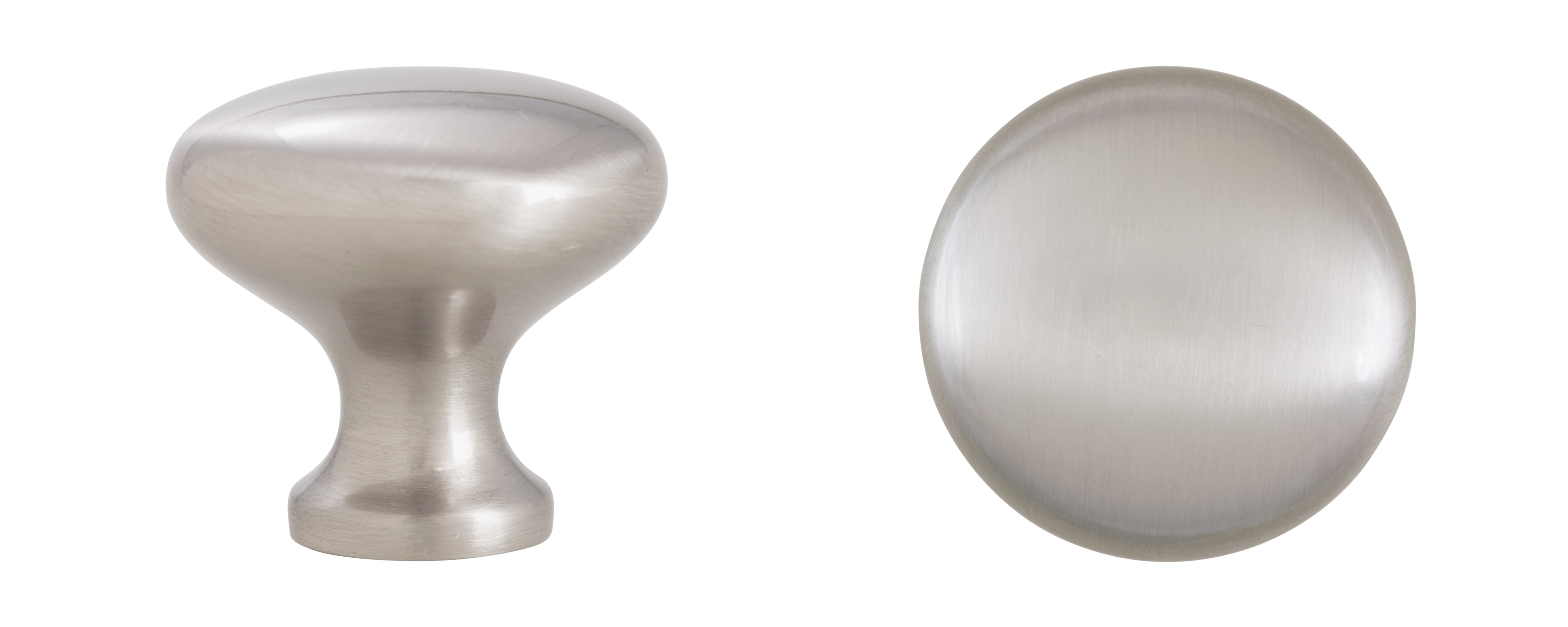 Design House Satin Nickel Zinc Cabinet Knob in Nickel Tones 