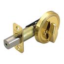 Single Sided Deadbolt in Polished Brass