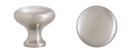 Design House Satin Nickel 1-1/4 in. Mushroom Cabinet Knob 25 Pack 