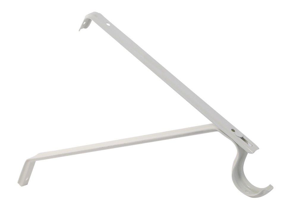 Design House White 12 in. Closet Rod Support 