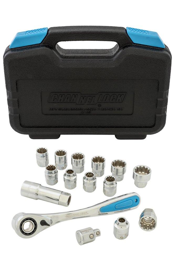 CHANNELLOCK&reg; Chrome Tool Set 
