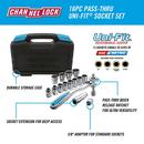 CHANNELLOCK&reg; Chrome Tool Set 