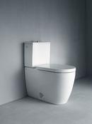 Duravit White 1.32 gpf Elongated Toilet 