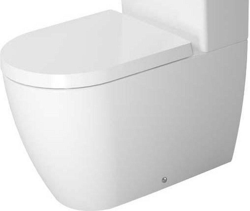 Duravit White 0.8/1.6 gpf Elongated Floor Mount Toilet Bowl 