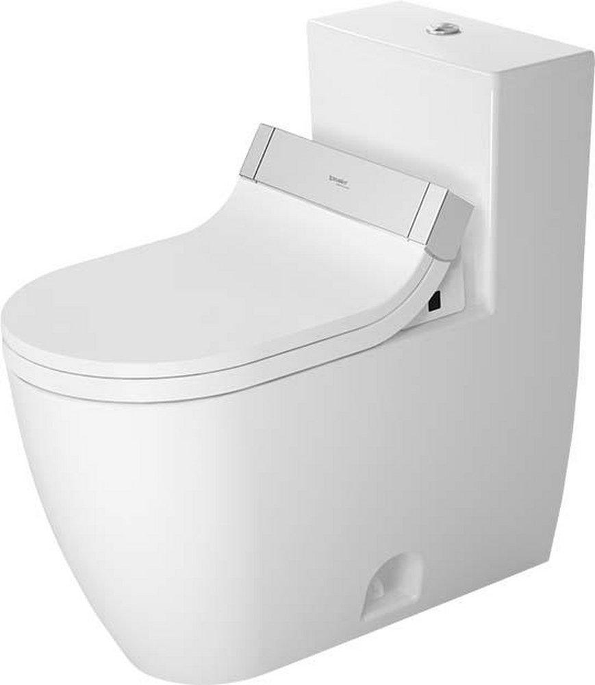 Duravit White 1.28 gpf Elongated Floor Mount One Piece Toilet 