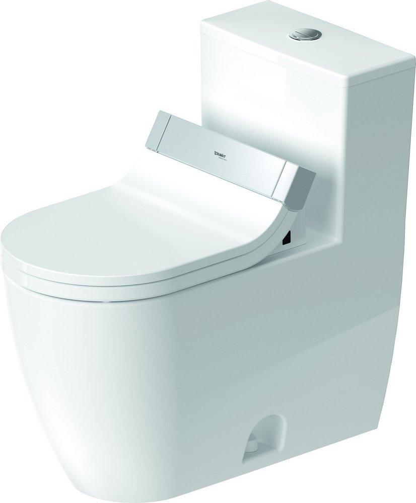 Duravit White 1.32 and 0.92 gpf Elongated Floor Mount One Piece Toilet 