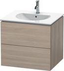 24-2/5 x 20-23/100 x 21-13/20 in. Wall Mount Vanity with 2-Drawer in Pine Silver