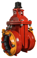 American Flow Control Restraint Joint Ductile Iron Open Left Resilient Wedge Gate Valve 