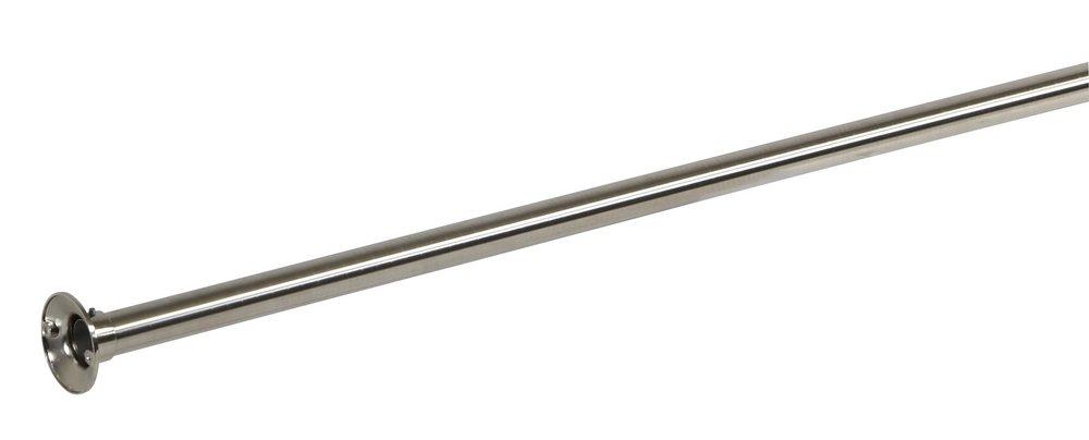 Satin Nickel Shower Rod Set 