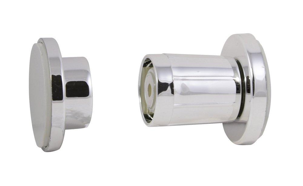 Design House Polished Chrome Plastic Shower Rod Bracket 5 Pack 