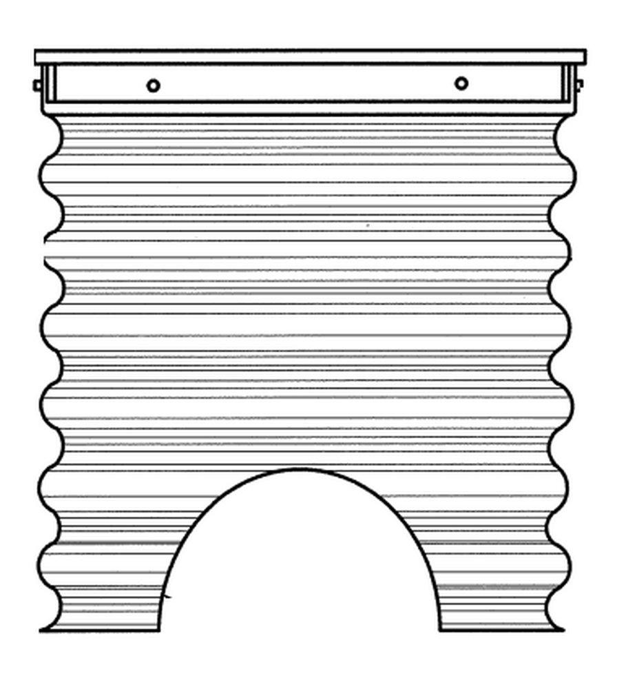 SIGMA 18 in. Galvanized Meter 