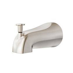 5 in. Integrated Diverter Tub Spout in Brushed Nickel - Slip Fit