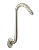 PROFLO&reg; Brushed Nickel 11 x 1/2 in. NPT Shower Arm Riser and Flange 