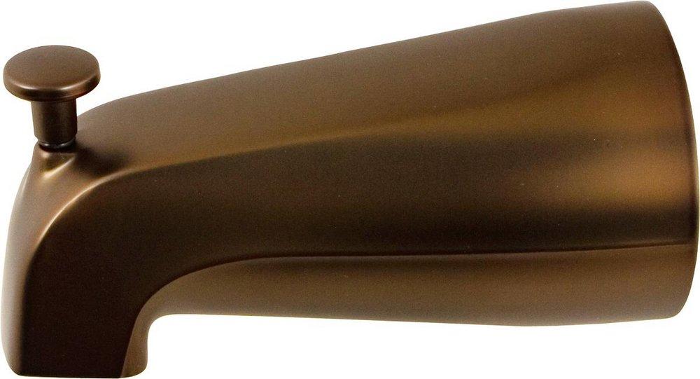 PROFLO&reg; Oil Rubbed Bronze Diecast Diverter Tub Spout with 1/2 in. Connectors 