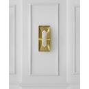 Visual Comfort & Co. Signature Antique Burnished Brass 60W 1-Light 14 in. Wall Sconce 