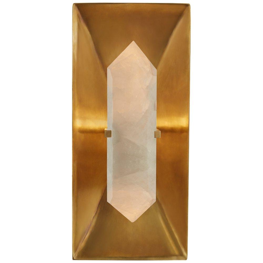 Visual Comfort & Co. Signature Antique Burnished Brass 60W 1-Light 14 in. Wall Sconce 