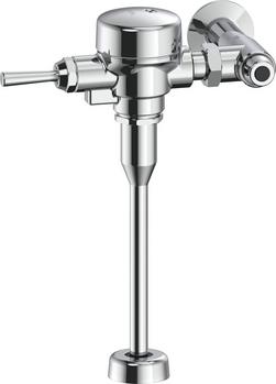 Exposed Urinal Flush Valve in Polished Chrome