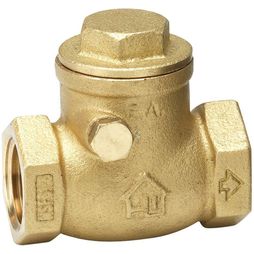 Central Boiler Brass FIPS Swing Check Valve 