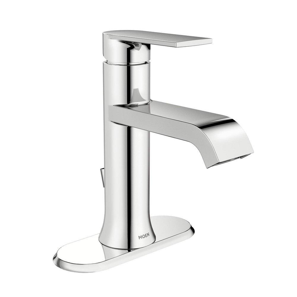 Moen Chrome Single Handle Centerset Bathroom Sink Faucet 
