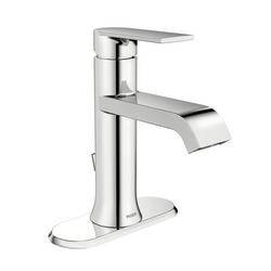 Single Handle Monoblock Bathroom Sink Faucet in Chrome