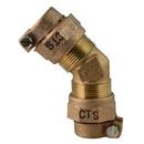 Ford Meter Box CTS Pack Joint Straight 45 Degree Water Service Brass Bend 
