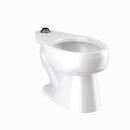 1.6 gpf Elongated Floor Mount Bowl Toilet in White